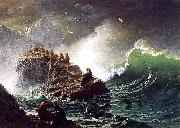 Albert Bierstadt Seals on the Rocks, Farallon Islands oil painting artist